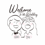 ウェディング似顔絵【データ納品】