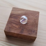 【 オーダー 】1粒の虹🌈 レインボーオーラクォーツ × お好みの糸