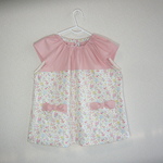 【saki様オーダー品】№534.半袖スモックsize120