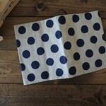 1500→1300円　文庫本　にこくん　手刺繍　ブックカバー
