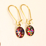 シェルピアス♡サーカス  レジン  樹脂ピアス ホログラム カラフル 