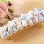 再販3♡マシュマロバレッタ♡色：水色 フェイクスイーツ スイーツデコ