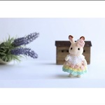 アルフォンシーヌ様お取引用　シルバニア　服　ドレス　♡パステルカラー　くすみグリーン♡ 女の子　男の子