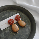 read stone×woodピアス　イヤリング