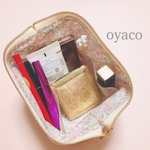 1点のみ♫内ポケット＆底板付き♡ぱっくり開くコスメポーチ♥リバティ フェリシテプチ