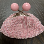 ●おばあちゃんが作ったビーズのがま口財布