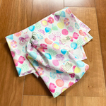バタフライリボン🎀ホワイトピンク★給食セット★給食ナフキン40×60★ランチョンマット　小学校