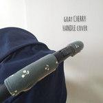 ベビーカーハンドルカバー gray CHERRY