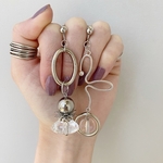 ❃◦○シルバーフープ×うねうねアイスキューブピアス/イヤリング＊P200507❃◦○
