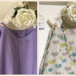 matutae1028様専用 リネン(ラベンダー)&クレヨンtree(生成り)
