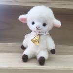 ❤️送料無料❤️ハンドメイドわんぱく双子の小さなテディベア風ヒツジひつじ羊🐑ホワイト