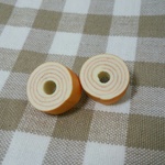 ＊SALE＊【ブローチ16mm】バウムクーヘン