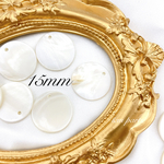 約16P/15mm 天然素材 white＿no595