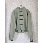 short China shirt (グリーン)