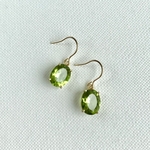 宝石質AAAランク！10㎜ペリドットのピアス