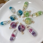 ◇送料無料◇No.361 コネクター♪チャームトップ♪レジンパーツ♪押し花♪