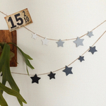 Gray グラデーション ☆ STAR GARLAND 200cm