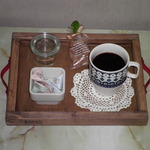 カフェトレイ★アンティーク★カントリー風☆トレイ☆送料無料 2