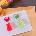 M&M'sとハリボーのイヤリング