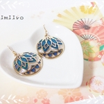 和風・手毬＊Blue（ピアス）