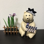 [再販] しろくま貯金箱  お節句 兜 & 鯉のぼりネックレス