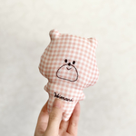 おとまくま*ピンクのギンガムチェック