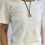 SALE❤️デコルテ美人な大人のTシャツ＊100%コットン＊肌触り抜群＊オフホワイト＊ふわふわコットン
