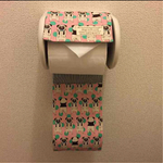 北欧パグピンク＊トイレットペーパーカバー