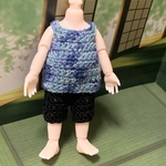 セリア素体サイズ　トップス&ハーフパンツセットＣ