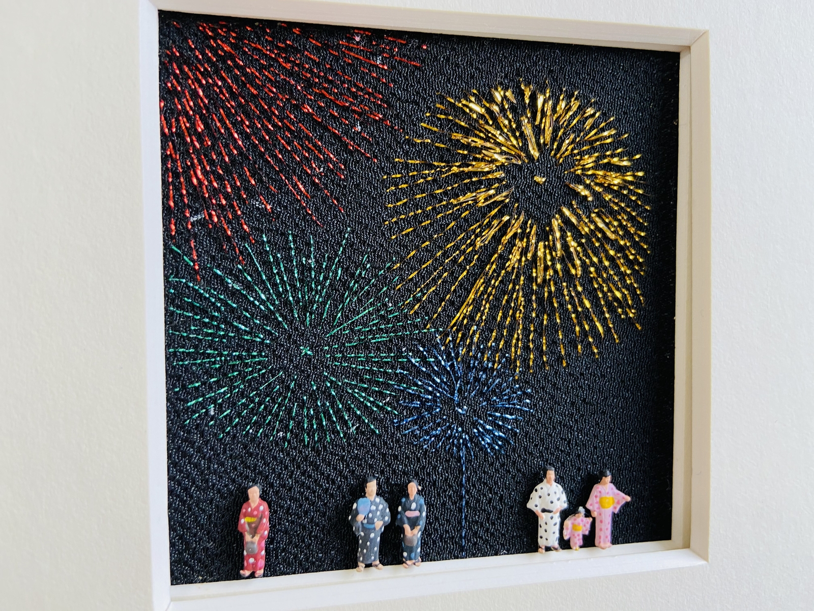 送料無料】布絵アート「夏の風物詩」 - 西本典子布絵アート | minne