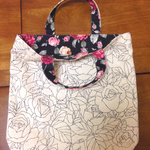 花柄サブバック    バラ