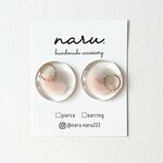 キラキラフープ＊まるピアス/イヤリング  