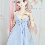 サマーワンピース・ホルターネックの型紙