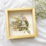 母の日　ドライフラワー　ボックスアレンジ　bouquetbox 《mimosa_》