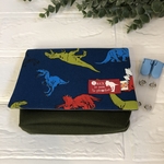 ☆移動ポケット☆マチ ･クリップ付☆ ダイナソー柄2