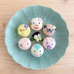 - お花あつめ - お菓子どうぶつ園まんじゅう箱詰め６個入