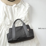 新作・SIOCO・Miramareシリーズ ８号帆布トートバッグ【MINIMO】８号帆布（濃グレー）×コットン（生成り）×厚口細綾織紐 （グレー）サイドポケット　シンプルバッグ 自立　差し色　