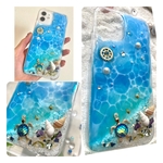 再々再販 iPhone13 シリーズ全対応 海からのプレゼント iPhoneケース SWAROVSKI private beach iPhone全対応 開運のオルゴナイト クリアケース