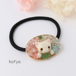 紫陽花ねこのヘアゴム
