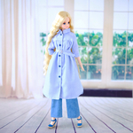 ジェニーちゃん服＊シャツワンピース＊momoko
