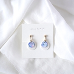 maru #15 革ピアス/イヤリング (color :dream)