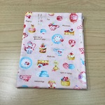 w55×35cm ランチョンマット ピンク スイーツ カフェ 皿 ポット ケーキ柄 小学校 女の子