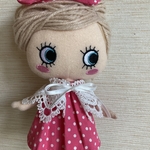 イーマリーちゃん服　ピンクドットワンピース
