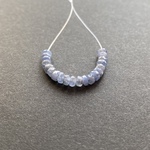 【20粒】ナチュラルブルーサファイア ボタンカット3.5×1.5〜2mm /sf2-2