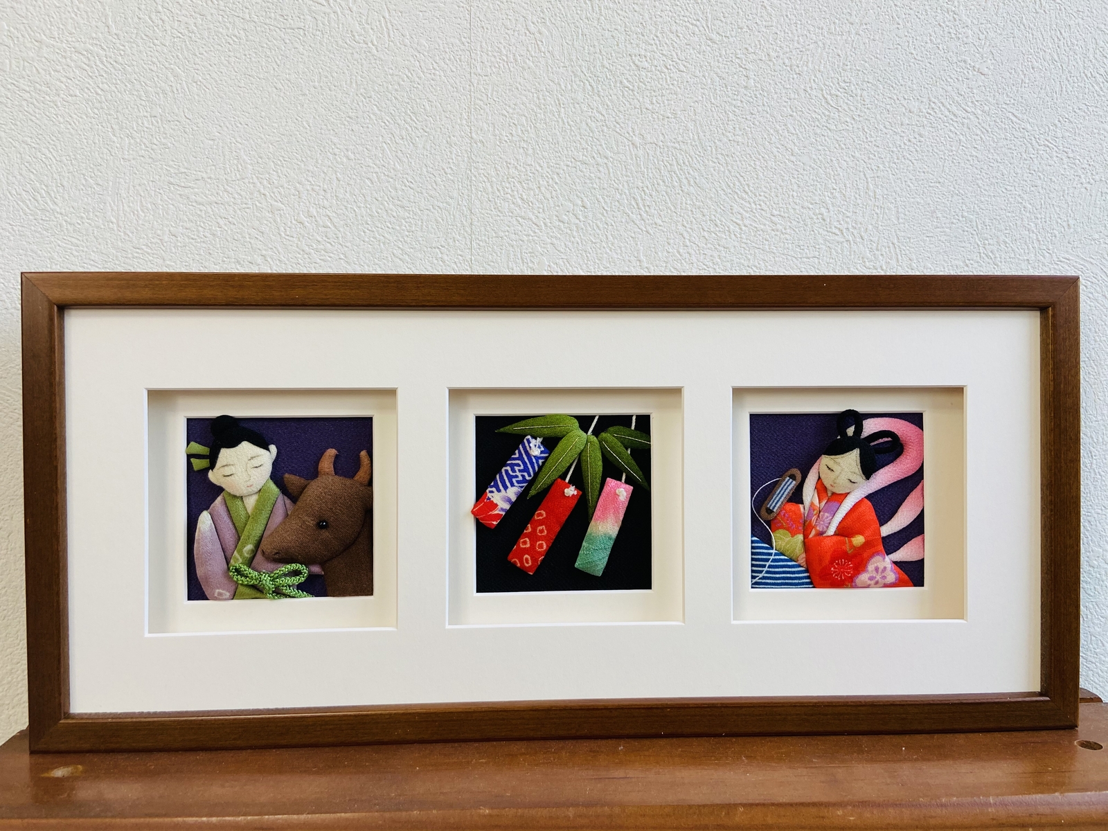 送料無料】布絵アート「七夕」 - 西本典子布絵アート | minne byGMO