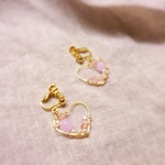 【再販】PINK HEARTイヤリング