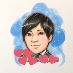 寄せ描き用似顔絵【★通常色紙】