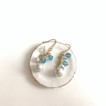 ブライス用ピアス『海の泡』