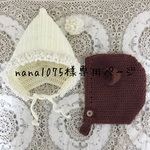 nana1075様オーダー品 雪んこニット帽とくまさんニット帽