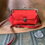 長財布が入る　amico(M) イタリアンレザープエブロ　赤